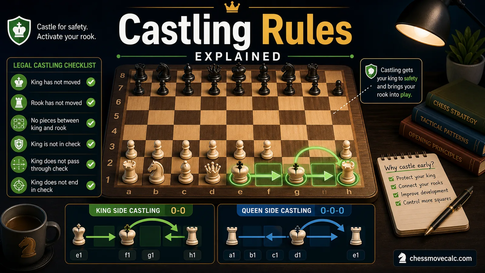 Castle Risk Rules Castling Rules Explained for Beginners