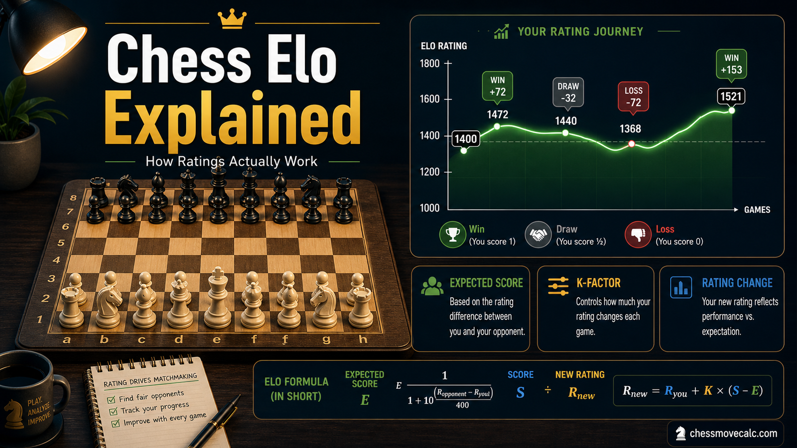 Chess Elo Explained: How Ratings Actually Work