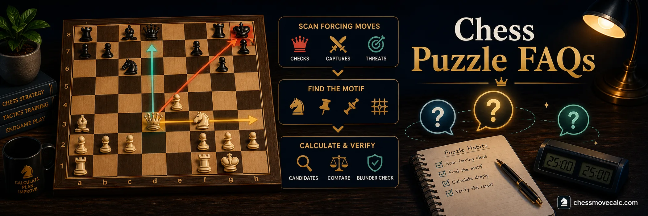 How to Solve Chess Puzzles Better FAQs banner